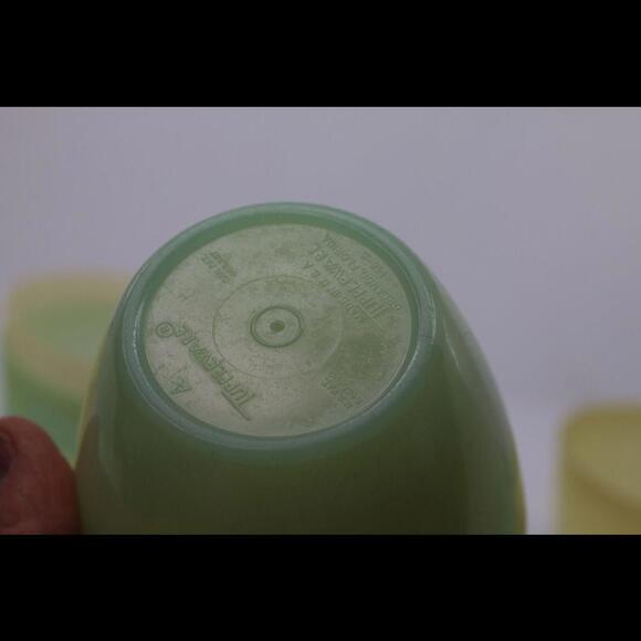 Lot of tupperware refrigerator bowls servalier 14oz 148-11 148-5 no lid Camping - Picture 11 of 12